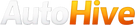 AutoHive logo with 'Auto' in white and 'Hive' in orange on a white background