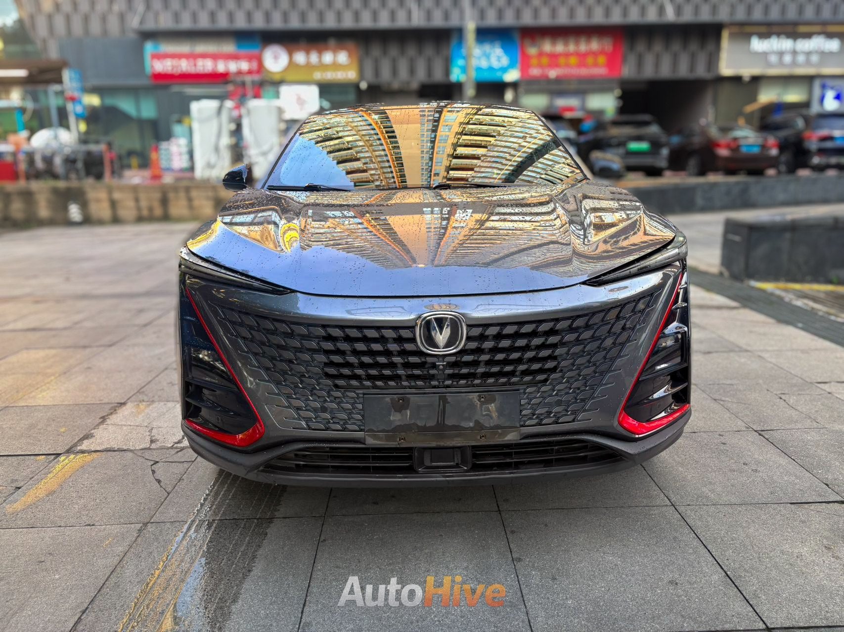 Changan UNI-T red leather rear seats interior